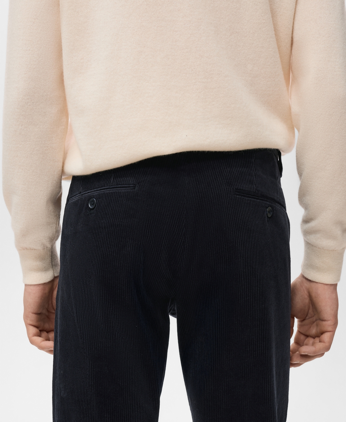 Mango Men's Corduroy Slim-Fit Pants