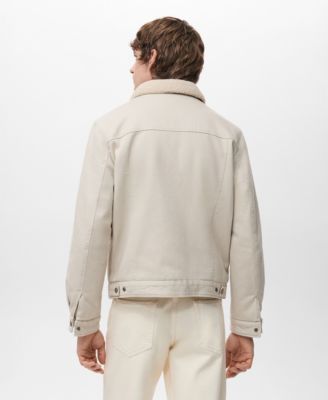 Men's Fleece Lining Denim Jacket