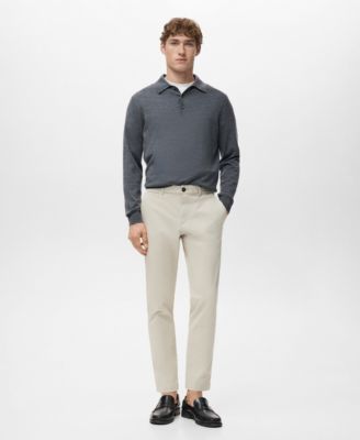 Men's Prato Cropped Tapered Chino Pants