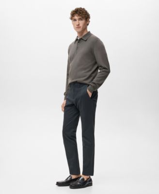 Men's Prato Cropped Tapered Chino Pants