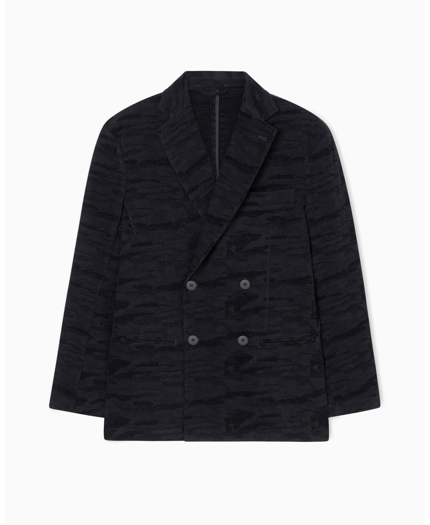 Men's Jacquard Camouflage Print Blazer