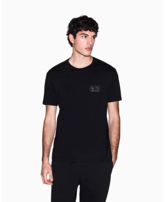 Men's Black and Gold Crew Neck T-Shirt