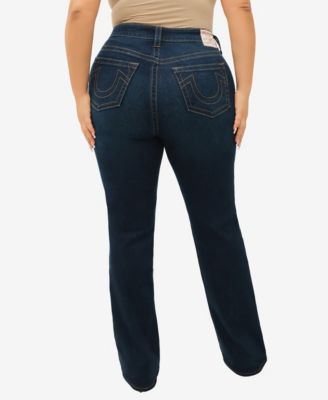 Plus Size Billie Straight Mid Rise Jeans