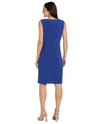 Women's Foil Printed Swing Jacket & Tank Dress, 2-Piece Set