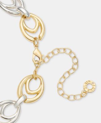 Linked All-Around Collar Necklace, 16" + 3" extender