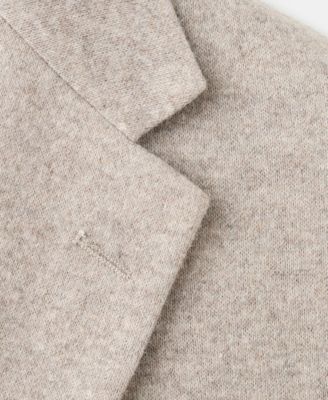 Men's Slim Fit Flecked Wool Blazer