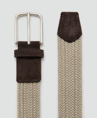 Men's Braided Elastic Belt
