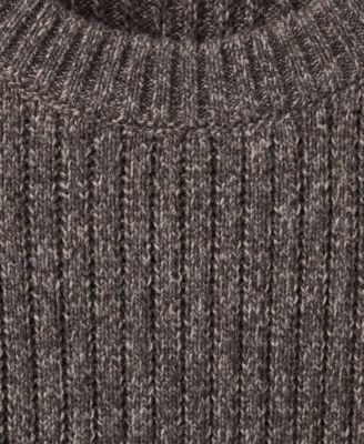 Men's Wool-Blend Rib-Knit Sweater
