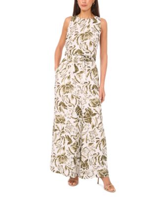 Women's Elastic Waist Mid-Rise Pants