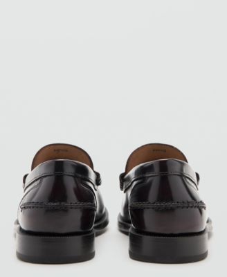 Men's Aged-Leather Loafers