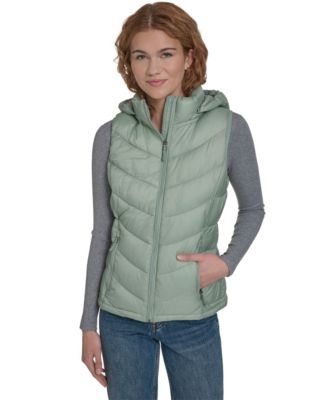 Women's Packable Hooded Puffer Vest