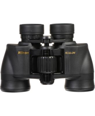 7x35 Aculon A211 Weather Resistant Porro Prism Binocular with 9.3 Degree Angle of View, Black