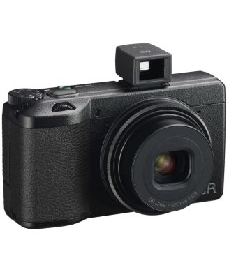 GV-3 Optical Viewfinder for GR IIIx, 40mm angle, 85% field of view, mounts on hot shoe, includes 1-year manufacturer warranty.