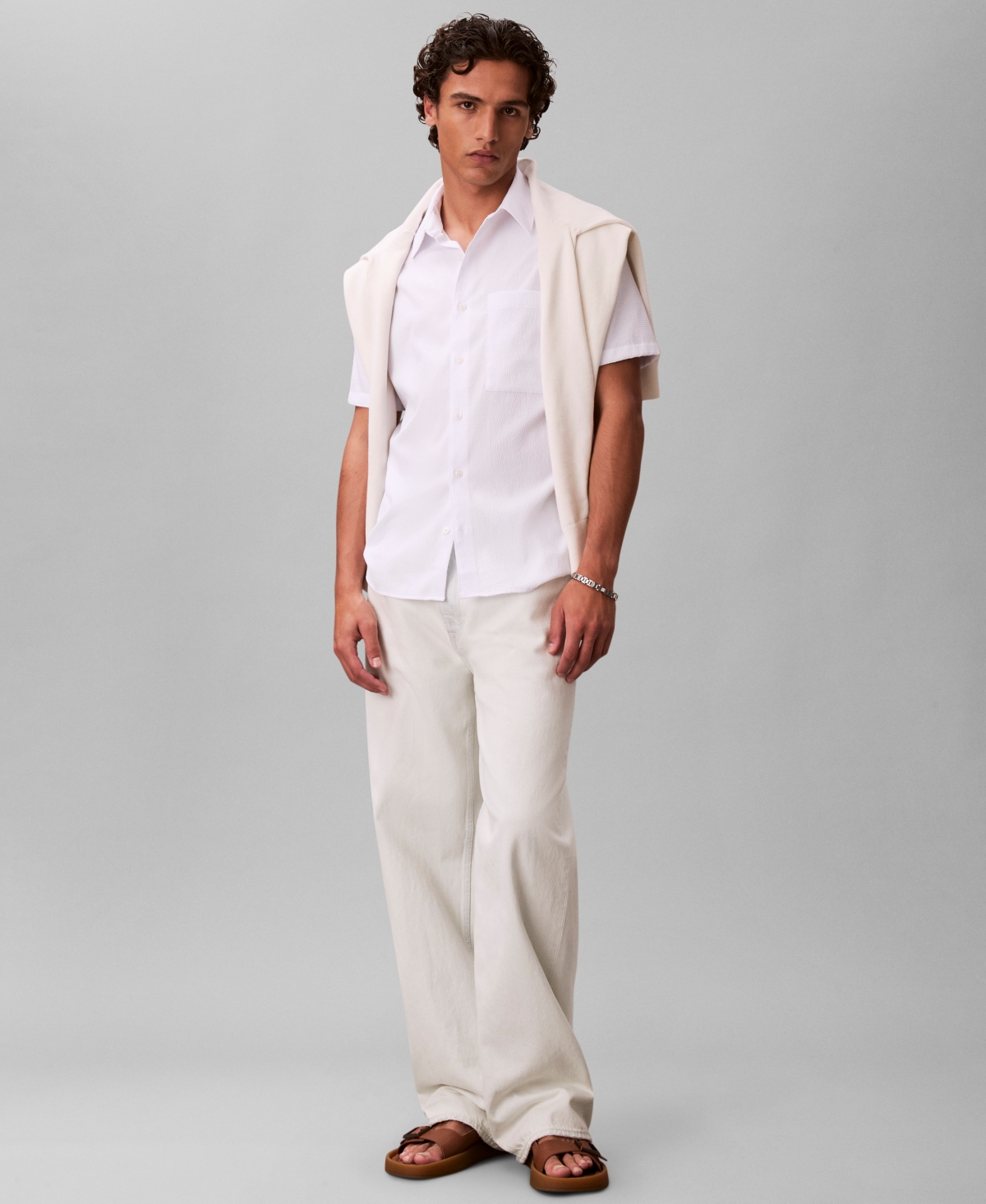 Calvin Klein Men's Classic-Fit Button-Down Shirt