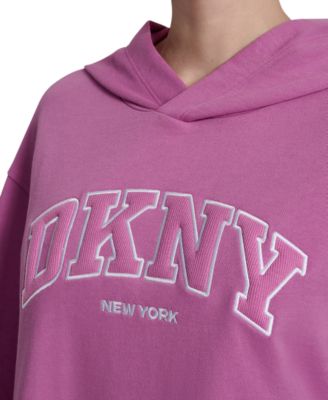 Women's 3D Puff Applique Varsity Logo Oversized Hoodie