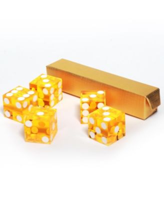 19mm Vegas Casino Style Craps Dice Set of 5 with Razor Sharp Edges
