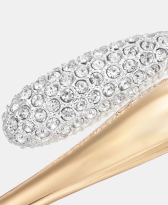 Pav&eacute; Swirl Bypass Bangle Bracelet