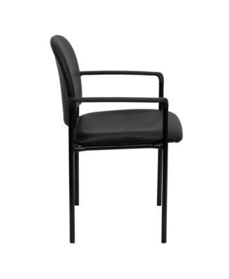 Comfort Stackable Steel Side Reception Chair with Arms