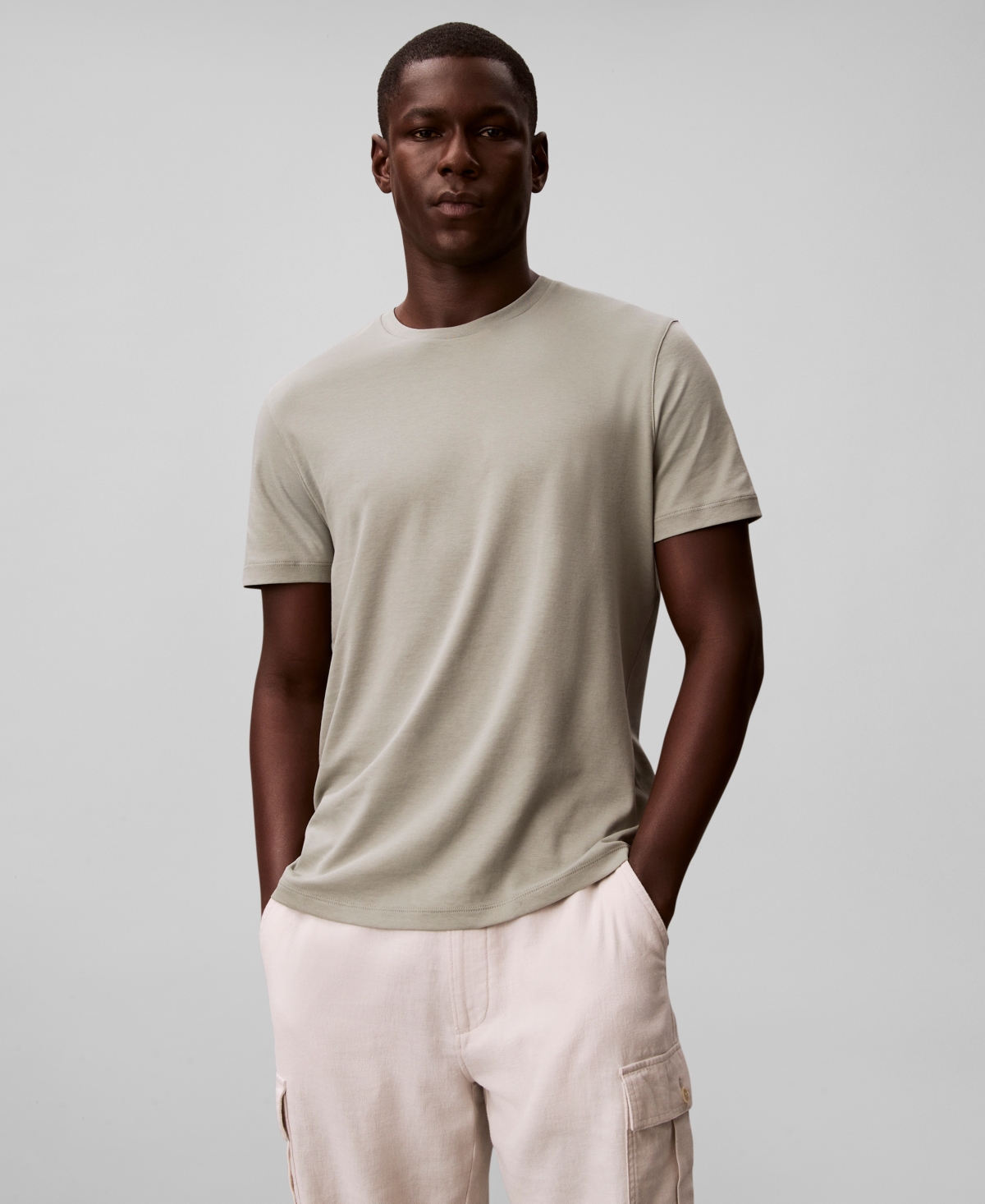 Calvin Klein Men's Short Sleeve Supima Cotton Interlock T-Shirt