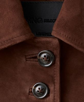 Women's Suede Buttons Jacket