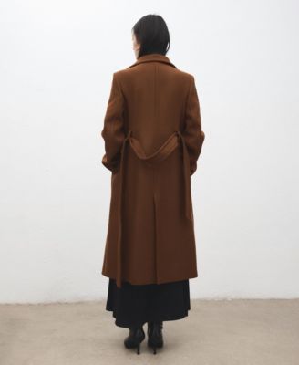 Women's Belted Manteco Wool Coat