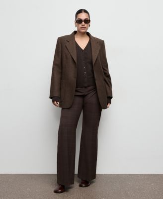 Women's V-Neck Knitted Cardigan Sweater