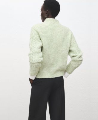 Women's Perkins Neck Braided Sweater