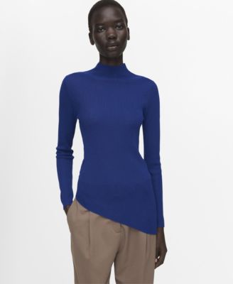 Women's Asymmetrical Turtleneck Sweater
