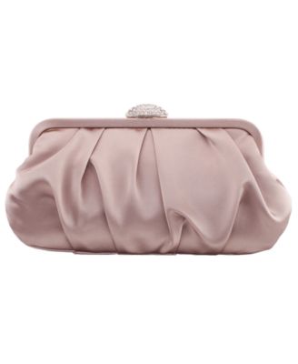 Classic Lift Lock Satin Clutch
