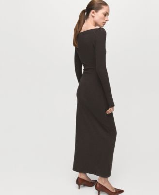 Women's Fitted Sweater Dress