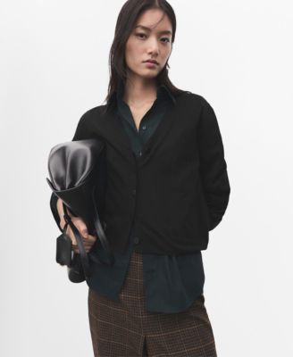 Women's V-Neck Knitted Cardigan Sweater