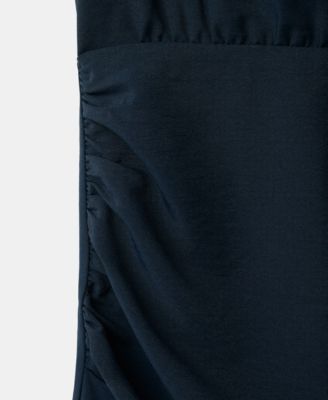 Women's Foulard Draped Dress