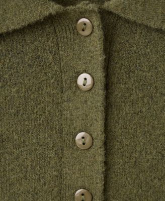 Women's Long-Sleeved Polo-Neck Sweater