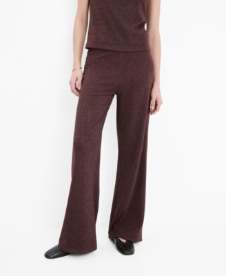 Women's Elastic Waistband Knitted Pants