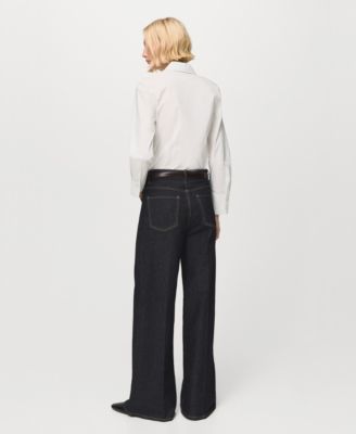 Women's Slim-Fit Poplin Shirt