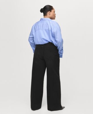 Women's High-Waisted Wide-Leg Jeans