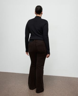 Women's Velvet Flared Jeans