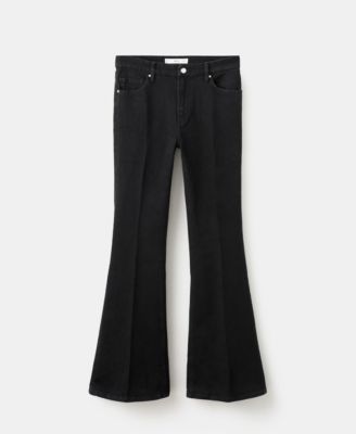 Women's Violet Flared High-Rise Jeans