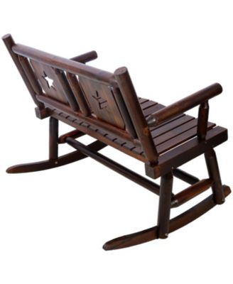 Modern Accent Teddy Upholstered Nursery Glider Rocking Chair with Solid Wood Legs Side Pocket High Backrest 300LBS Capacity