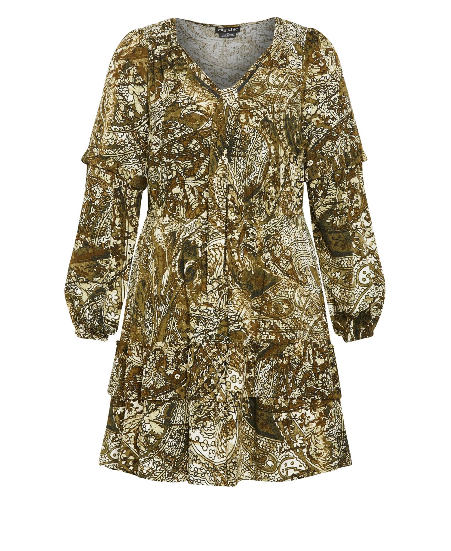 Women's Plus Size Nicky Print Dress