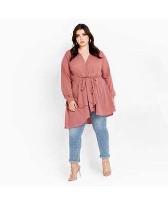 Womens Plus Size Shibara Top