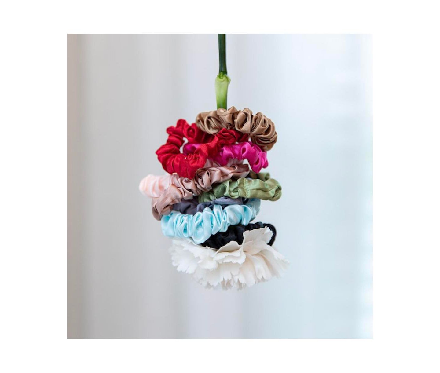 Женские аксессуары для волос Headbands of Hope Satin Scrunchie Set - Hot Pink, Light Pink, Mauve — фото 7