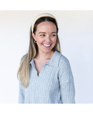 Women's Classic Padded Headband - Cream