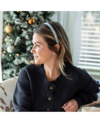 Women's Classic Thin Padded Headband - Dark Wash Stars