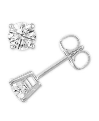 Diamond Stud Earrings (1/2 ct. t.w.) in 14k White Gold