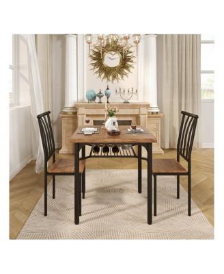 Kitchen Table Dining Table Set 3 Piece Dining Table Set For 2 Square Kitchen Table Set for Dining Room, Home Office