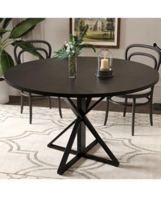 Kitchen Table Round Dining Table for 4 47 inch Farmhouse Kitchen Table Circle Dinner Table