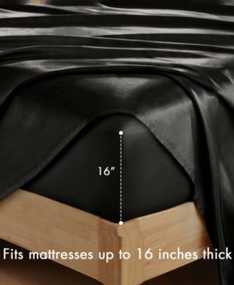 Satin Luxury 7-Pc. Sheet Set, Split King