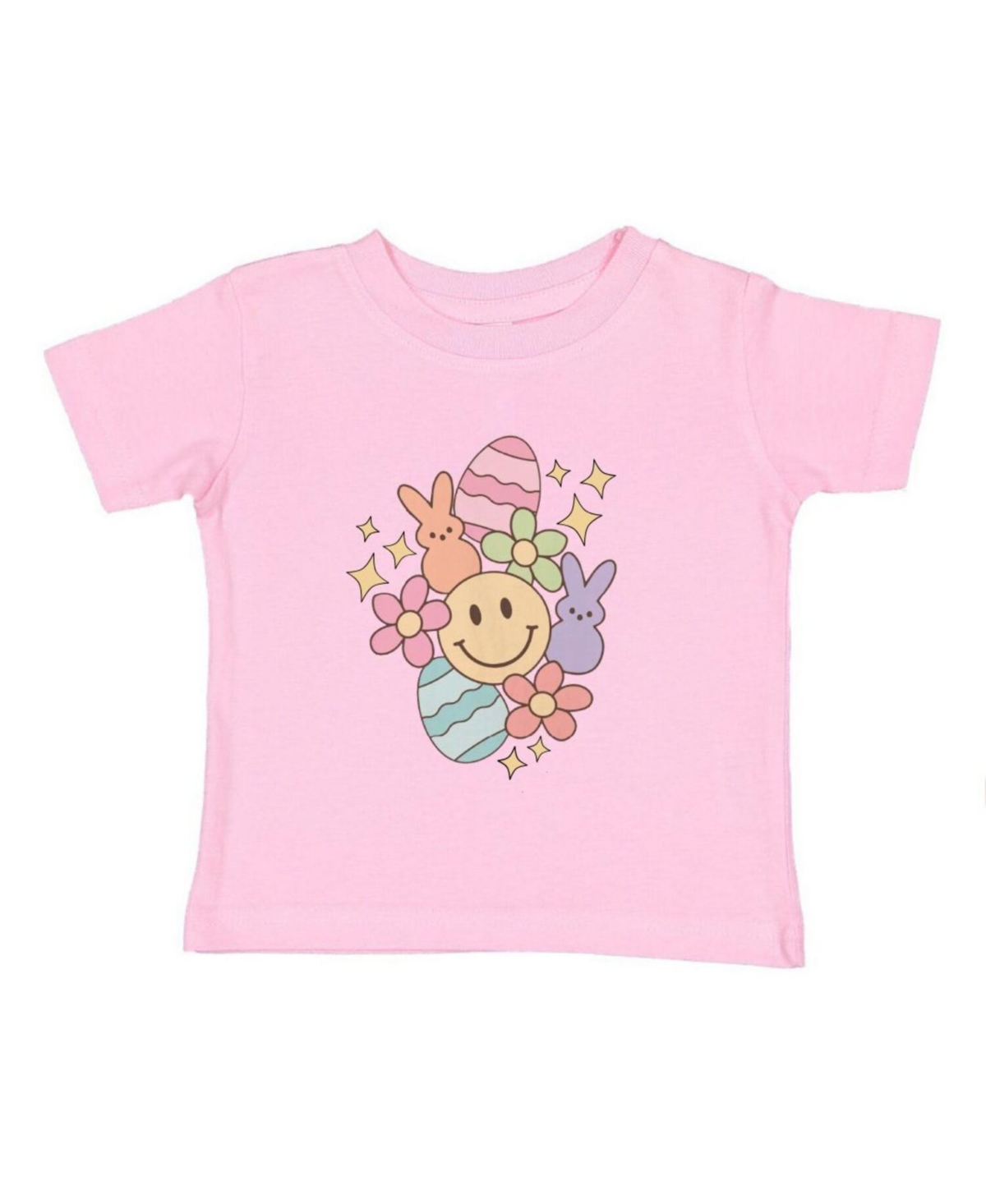Sweet Wink Toddler Girls Easter Doodle Short Sleeve T-Shirt