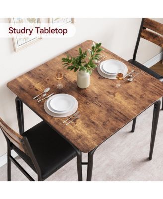 Kitchen Table WhizMax 3 Piece Kitchen and Dining Room Sets for Dining Room, Home Office, Living Room